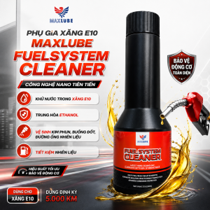 Phụ Gia Súc Béc Xăng Xe máy MAXLUBE 60ml - Phụ gia xăng E10- khử nước trong xăng - Trung hòa Ethanol