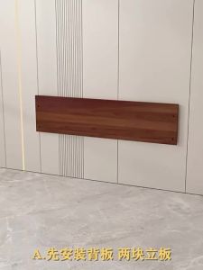 [CozyNest ]All Solid Wood Cabinet Storage Cabinet Sideboard Cabinet Stone Slab Countertop Kitchen Cabinet Modern Minimalism