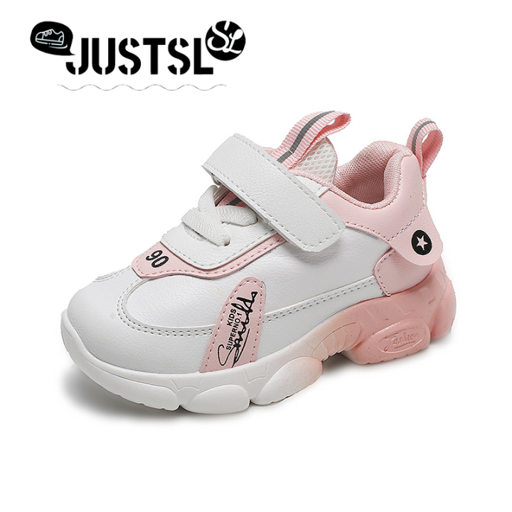 JUSTSL Korean Shoes For Kids Girls Thick Sole Casual Shoes Fashion Chunky  Shoes Baby Shoes Kids Sneakers 1-9 Years Old Lazada PH