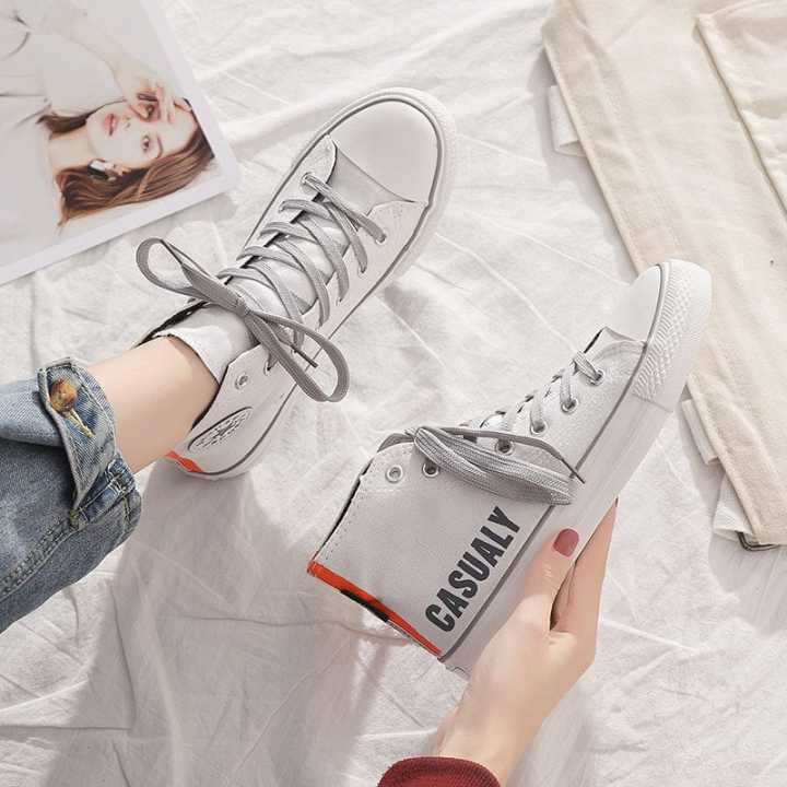 COD IDEALIFESHOES Sepatu Cowok Couple Sneakers Impor Korea