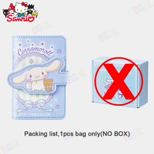 100% Authentic Sanrio Hello Kitty Card Holder Multi-card PU Leather ID Card Holder Kuromi Birthday Gift Cinnamoroll Melody 22007