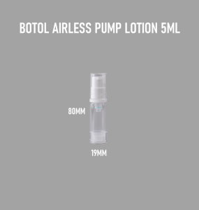Botol Airless PUMP Lotion Serum Travel Size Refillable Bottle Vacuum Treatment Botol Lotion Refill