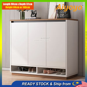 Shoe Cabinet Shoe Rack Cabinet Entryway Rak Kasut Closed Shoe Rack Shoe Bench Cabinet Ottoman Wooden Shoe Storage Shoe Cabinet Home Living Room