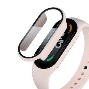 เคส + กระจกสำหรับ Xiaomi Mi Band 7 6อุปกรณ์เสริมเคส + ฟิล์มปกป้องเต็มจอฝาครอบป้องกัน Miband 7 6 5 4 3