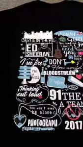 Ed Sheeran  shirt Mathematics Tour Live in Manila TShirtOVERSIZ