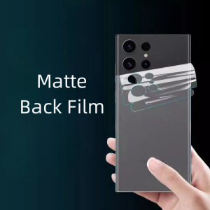 999D Hydrogel Back Film For Samsung Galaxy S26 S25 Ultra S24 Ultra S24+ S23 Ultra S22 Full Cover Screen Protector HD Matte Soft Protective Film Anti-Scratch For Samsung S26 Ultra Not Glass