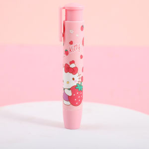 Murah Banget - Penghapus Pensil Mekanik Motif Karakter Lucu Bentuk Lipstick / Mechanical Eraser / Penghapus Bentuk Lipstick / Hapusan Eraser Lipstik