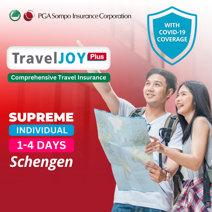 TravelJOY Schengen Supreme 1-4 Days (Travel Insurance)
