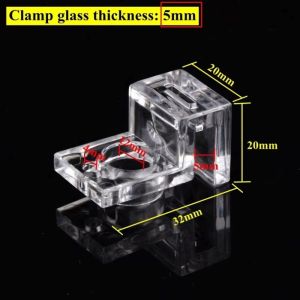 FLORI 1PC Wall Thickness Aquarium Glass Cover Holder Acrylic 4.5/5/5.5/6/8/10/12/15mm Acrylic Fish Tank Cover Durable Transparent Aquarium Lid Cover Support Holder Fish Tank