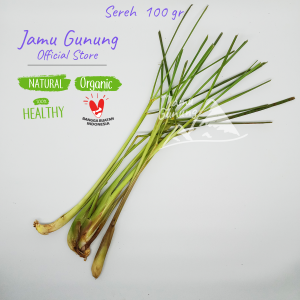 Sereh Wangi 100gr atau Serai Wangi - Sereh Merah Herbal Jamu