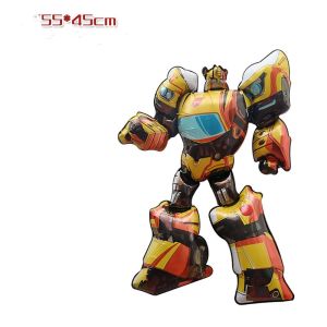 Balon Foil Ulang Tahun Anak Laki Laki Karakter Transformer Bumblebee Optimus Prime Jumbo Satuan