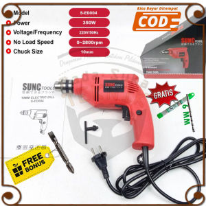 Mesin Bor Beton Obeng Kayu Besi Listrik 10mili Bisa Bolak Balik Electric Drill Variable Speed