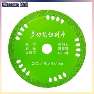 [Blossom] 75mm Glass Cutting Discs 3 Inch 10mm Marble Saw Blades Wine Bottles Grinding Cutting Grinding Discs Tools