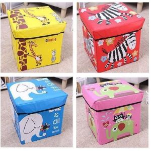 Kotak Penyimpanan Serbaguna / Kotak Mainan Anak /Animal Storage Box / Kursi Organizer