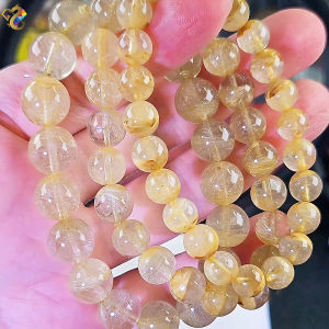 Collectors Grade Rare Natural Wealth Pot Gold Rutile Bracelet