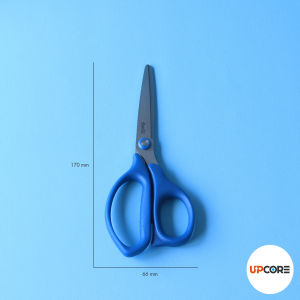 Bantex Gunting Serbaguna / Office Scissor Pegangan Ergonomis Pisau Baja Tahan Karat Ukuran 170 mm
