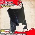 HONDA CRF 250 450 R - RX 2021 2022 2023 2024 - RACETECH RTECH Front Number Plate Cover - Papan Nomor Start Depan Adventure Trail GTX Gasstrack Supermoto Motocross Original - Merah Putih Hitam Gray - R-TBCRFRS0022 R-TBCRFBN0022 R-TBCRFNR0022 R-TBCRFGR0022. 