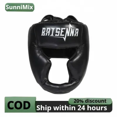 Boxing Head Protector Adjustable Headgear Full Face Helmet Training Sparring Gear for Martial Arts Boxing Taekwondo