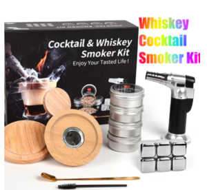 Cocktail Smoker Kit Whiskey Smoker Drinks Kit Whisky Smoker for Cocktails WineWhiskey