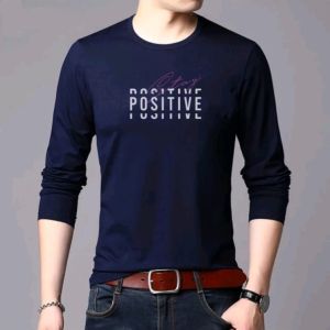 Promo Sweater Keren Kaos Pria Distro Positive Crewneck Trendy Sweatshirt Elegan Sweter Cowo Kekinian