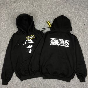 Murah Nampol / Sweater Hoodie Cowok 2021 One Piece Luffy Hitam / Hoodie Jaket jepang / Hoodie Cowok Anime Jepang / Jaket Pria Distro jepang / jaket Pria Terbaru 2021 Keren gaya / Hoodie Pria Distro Anime jepang