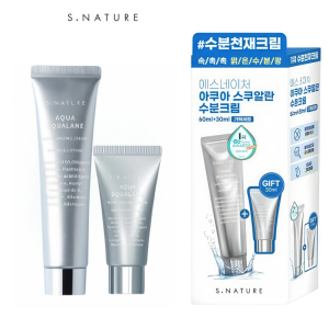 【Sg stock】S.NATURE Aqua Squalane Moisturizing Cream 60ml + 30ml Combination set