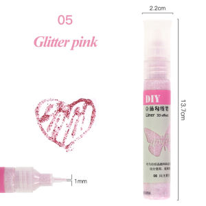 Pebeo 25ml 15 colors 1pcs flash glass acrylic paint paint sunscreen translucent water-based pigment DIY creation glass ceramic painting pigment set art supplies