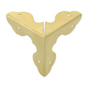 50Pcs Đa Năng Trang Trí Mạnh Mẽ Kim Loại Cầu Thang Đồ Che góc cạnh an toàn Cho chống bụi Và vẻ cổ xưa Trong Màu Đen Kết Thúc