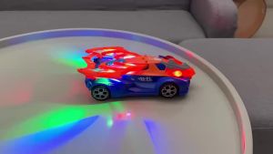 New electric mechanical pterosaur toy car with lights and music capable of stunts rotation and universal deformation suitable for street stalls