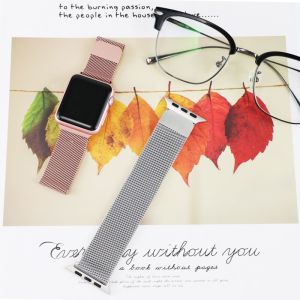 For Apple Watch Ultra 3 2 iWatch Series 11 10 9 8 7 6 5 4 SE3 49mm 46mm 41mm 45mm 40mm 44mm 38mm 42mm Band+TPU Case Stainless Steel Mesh Milanese Loop Adjustable Magnetic Closure Strap