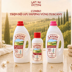 Combo Trọn Bộ Lưu Hương Vùng Tuscany Sapone - Dấu Ấn Ý Trong Từng Sợi Vải