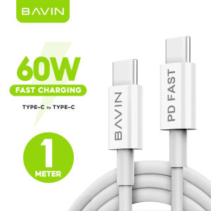 BAVIN CB179 3.0A Fast Charging Data Cable w/ 1m Cable Type-C to Type-C for Android & iPh 17 Series