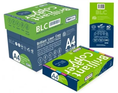 Giấy A4 BRILLITANT 70gsm-hàng nhập khẩu nguyên thùng Indonesiadày mịnđẹp