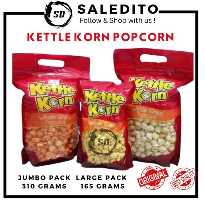 KETTLE KORN/KETTLECORN Popcorn/Corn/Cheese/Chocolate/Glazed/Bbq/Caramel/Butter/Jumbo/Large/Snack
