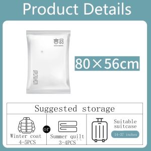 Vacuum Compressed Bag Reusable Quilts Clothes Storage Bag Travel Space Saving Bag Home Clothes Storage