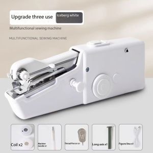 Beginner Sewing Machine Household Small Hand-held Electric Sewing Machine Multifunctional Portable DIY Clothes Tailor Tool