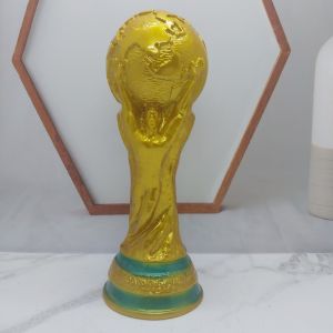 Piala dunia murah tinggi 21 cm replika trophy fifa world cup warna emas