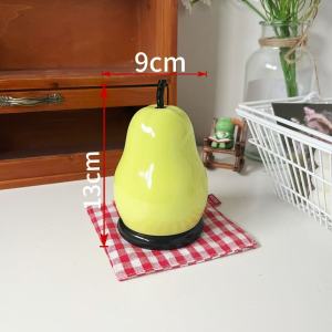 Cartoon Apple & Pear Toothpick Holder Creative High-End Floss & Cotton Swab Storage Box | Novelty Home Decor & Perfect Gift Idea