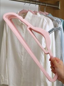 Non Slip Flocked Hanger Space Saving Sturdy Durable Elegant Coat Clothes Organizer for Wardrobe
