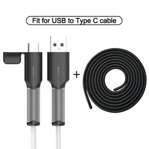 Silicone Charger Full Cover Protector for Type C USB Charger Cord Organizer Home Travel