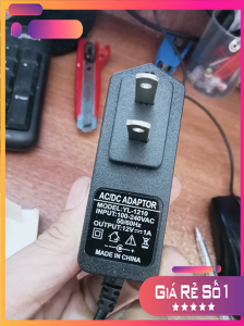 Adapter nguồn 12V - 1A - 2A - chân to 5.5mm cho camera đèn led phụ kiện mạng...