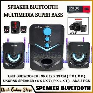 Speaker Aktif Advance CLS-201BT Bluetooth / Speaker Bluetooth Advance Multimedia 2.1 Extra Bass Subwoofer Bass ~ NOS