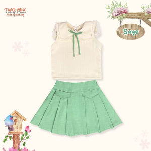 Two Mix - Leona Set Setelan Anak Cewek - Stelan Perempuan Lucu Casual 1-6 Tahun 4411