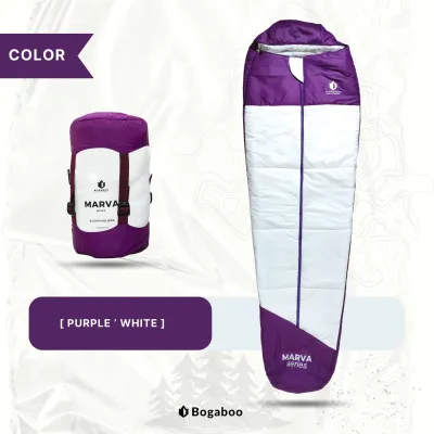 BOGABOO Sleeping bag DACRON Seri MARVA Model Mummy Waterproof Tebal dan Hangat - Sleping Bag