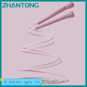 ZHANTONG เชือกกระโดดสำหรับผู้ชายผู้หญิงสายกระโดดช่วยลดน้ำหนักเครื่องมือออกกำลังกายแบบพกพาอุปกรณ์ออกกำลังกายแบบคาร์ดิโอ