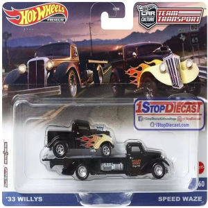 Hot Wheels Premium Team Transport 1/64 ature -Benz HotWheels Diecast Model Car Hoews Hotwheels Cart Hot Wells