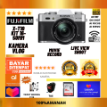 FUJIFILM X-T10 KIT LENSA 16-50MM FUJI FILM XT10 FREE ACCESORIES KAMERA. 