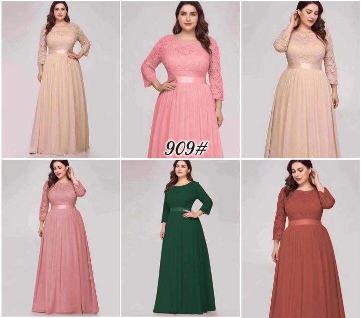 Lazada long store dress casual