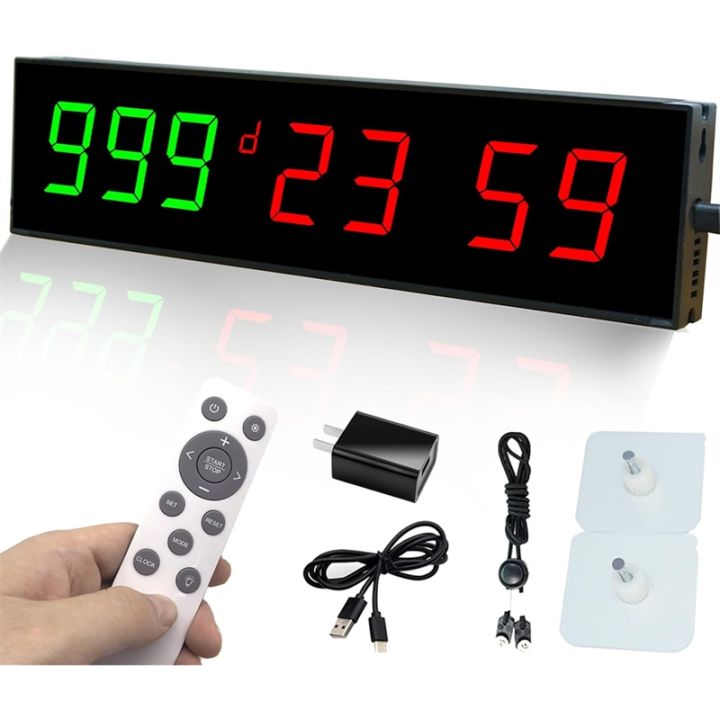 【Latest model】US Plug Digital Days,Countdown Timer Clock Retiring ...