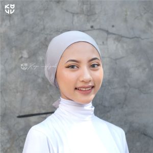 Koyu Hijab Iner Cotray Tali P10